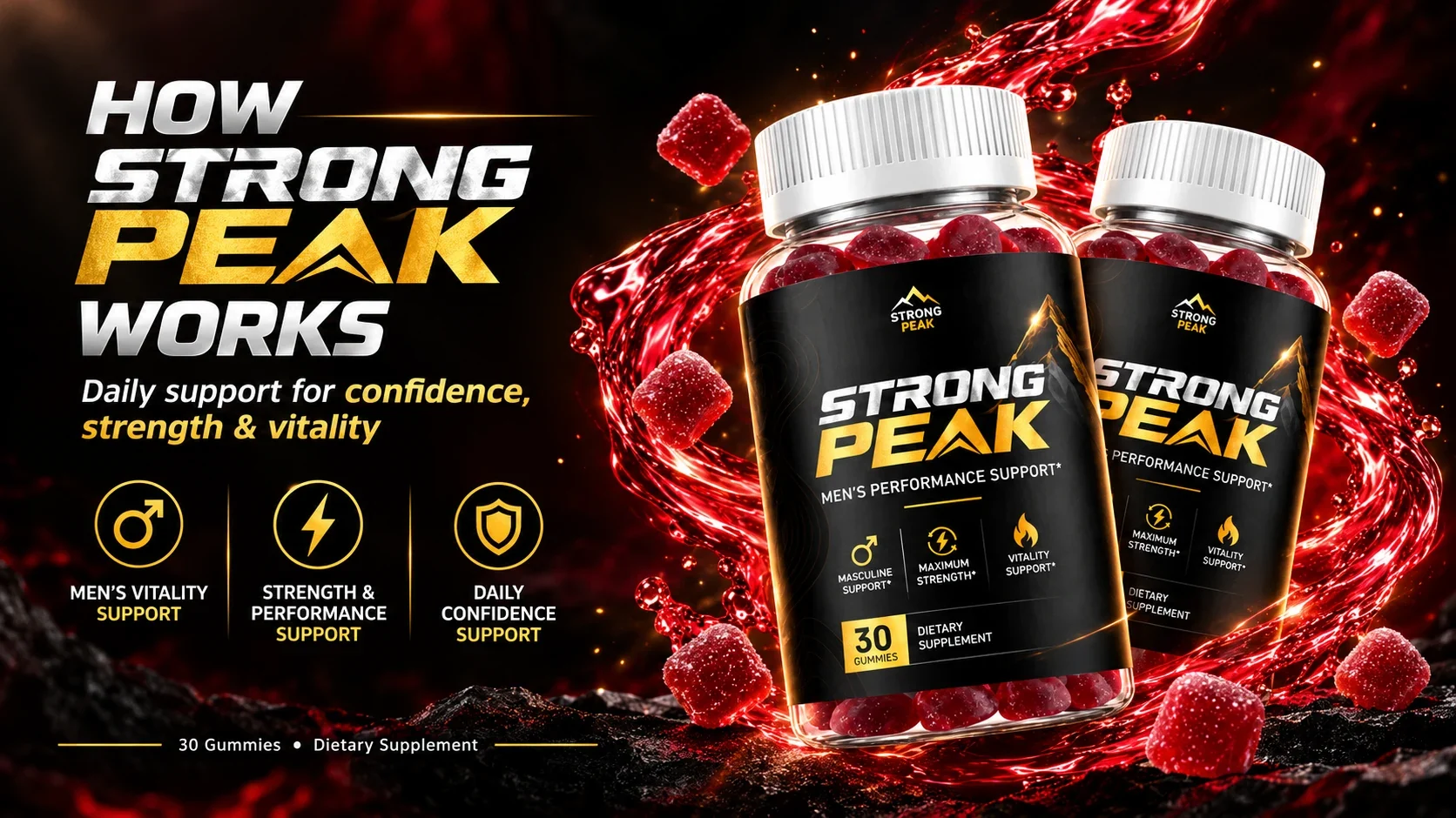 How Strong Peak works infographic